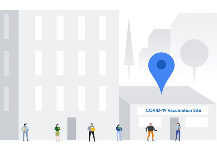 Google informa locais de vacinação contra Covid-19