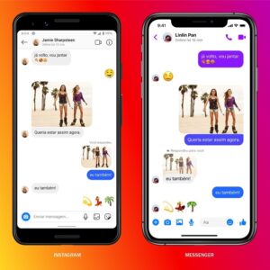 Instagram e Facebook integram mensagens no Brasil
